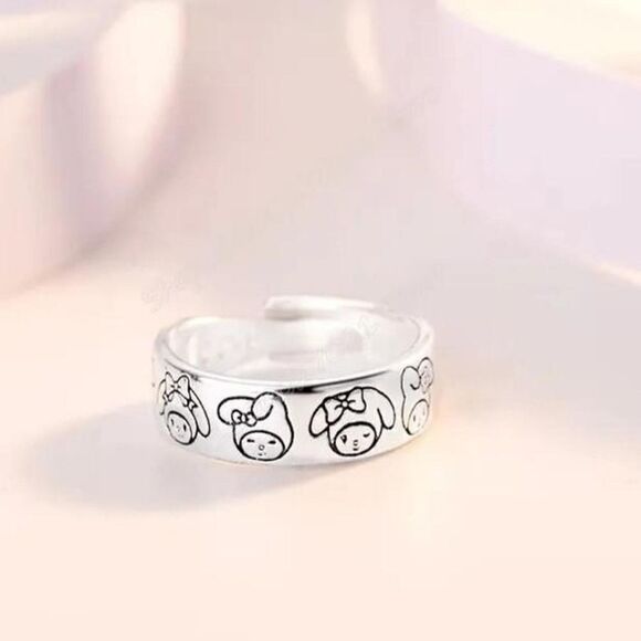Brand New Sanrio Melody S925 Silver Ring - Picture 1 of 5